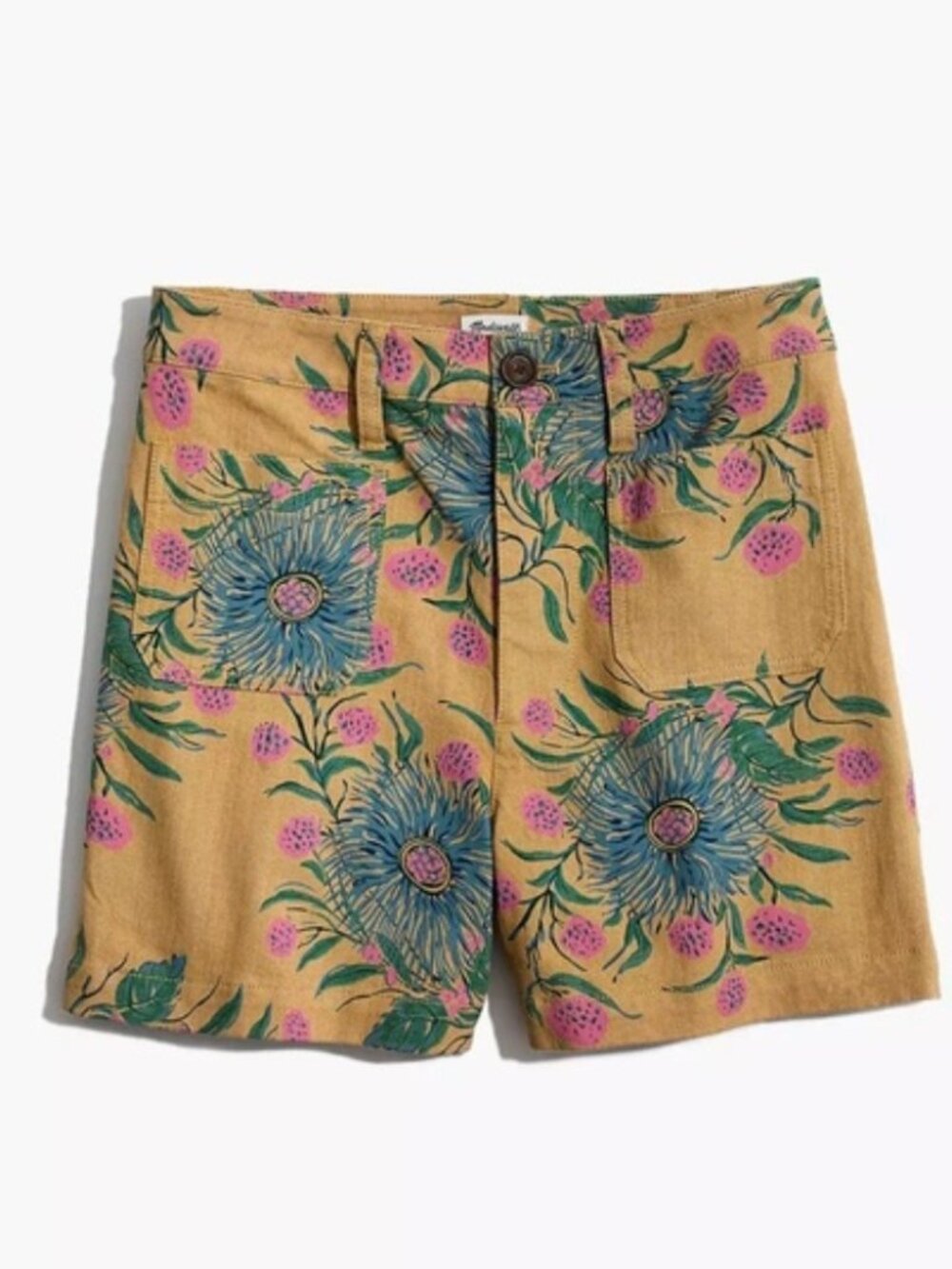 Madewell Emmett Shorts in Painted Blooms size 28